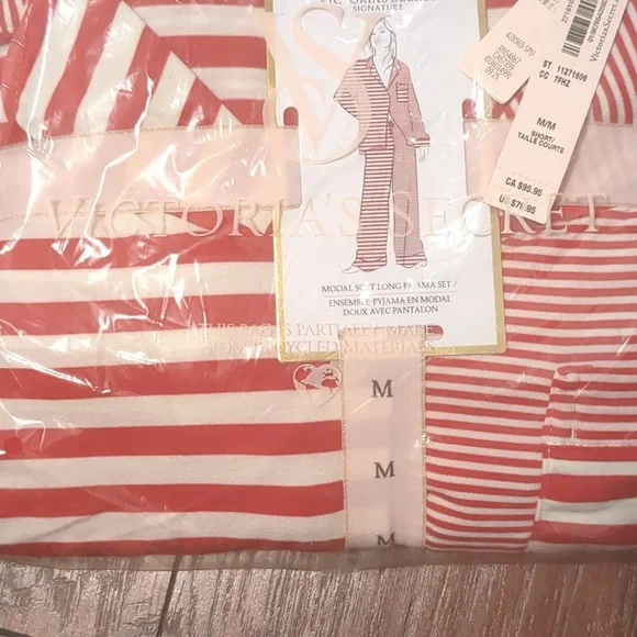 New Victoria Secret So Soft Modal Long Pajama Medium Short - Picture 5 of 6